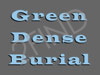 Green dense burial 